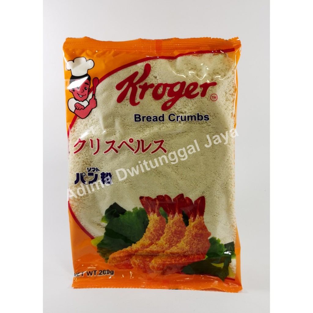 Jual Tepung Roti / tepung panir / Kroger Bread Crumb 200 gr Shopee