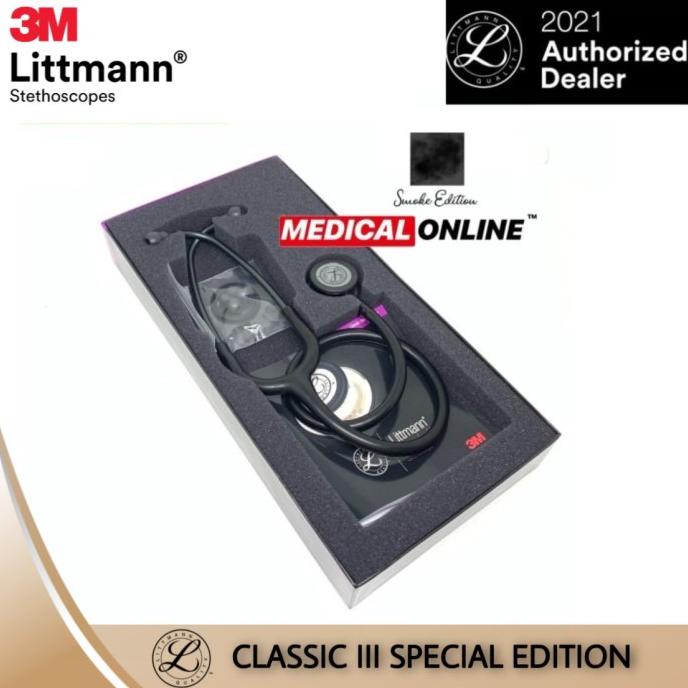 3M STETOSKOP LITTMANN CLASSIC III BLACK SMOKE 5811 LIMITED EDITION