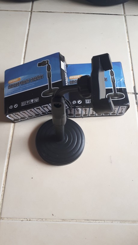 Phone Holder Hd-25 Stand Meja Folding Desktop Support Table Standing Berdiri For Meeting Review Vlog