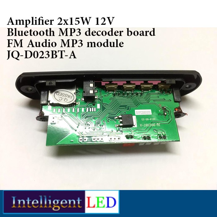 Amplifier 2x15W 12V Bluetooth MP3 Decoder Board FM Audio MP3 Module