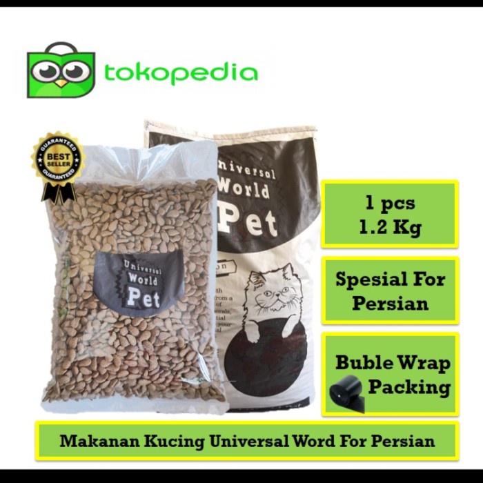 Baru GreenPet - Makanan Kucing Universal world Persian Repack 1.2 Kg HGS0X-42