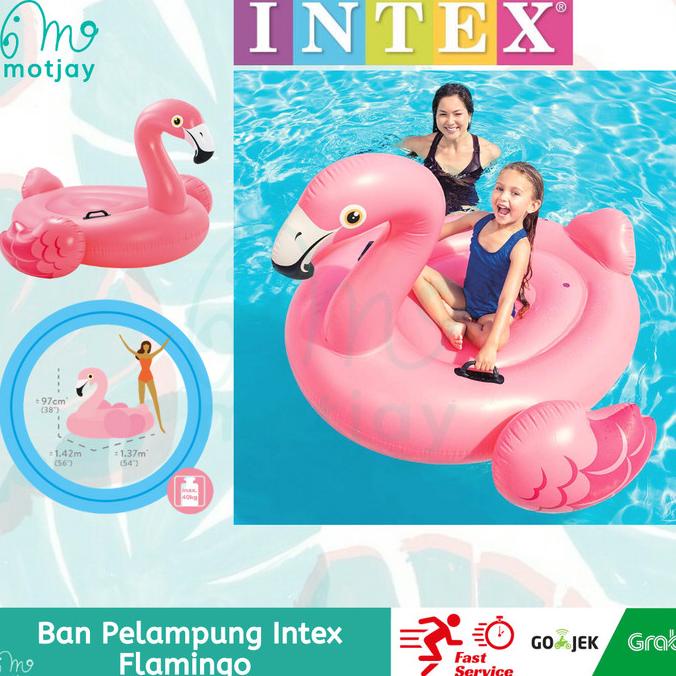 Intex Flamingo Ban Flaminggo Pelampung Intex Flamingo 57558