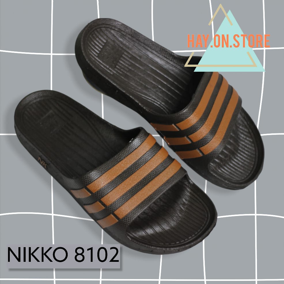 NK 102 - 38-42 SANDAL PRIA SLIDE NIKKO 8102 SANDAL PRIA TERMURAH