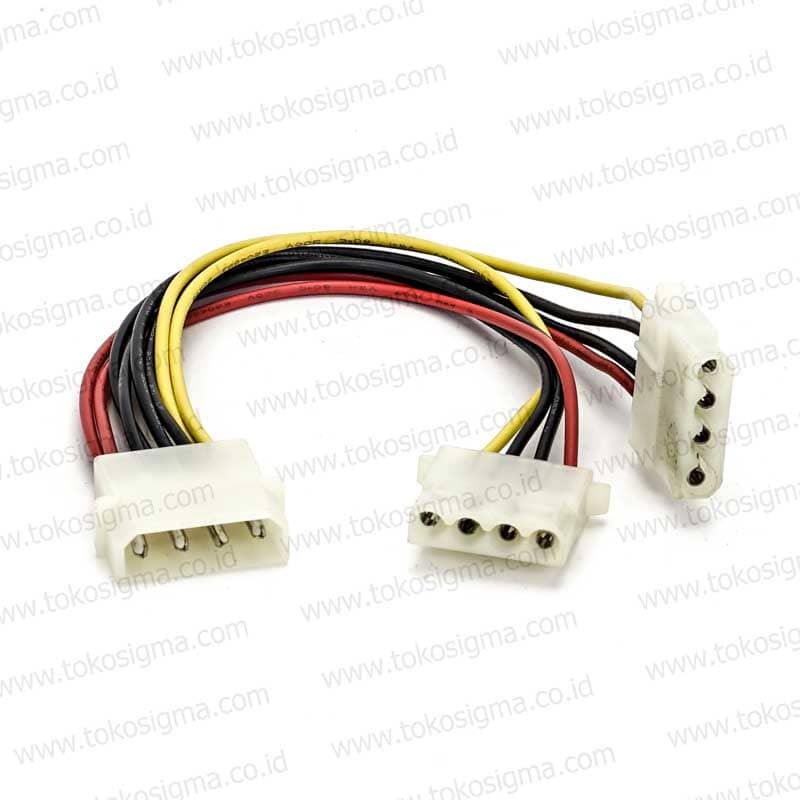 KABEL POWER HDD IDE MOLEX M 4 PIN TO 2 MOLEX F