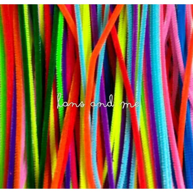Kawat Bulu Beludru Pipe Cleaner - Mainan Edukasi Anak