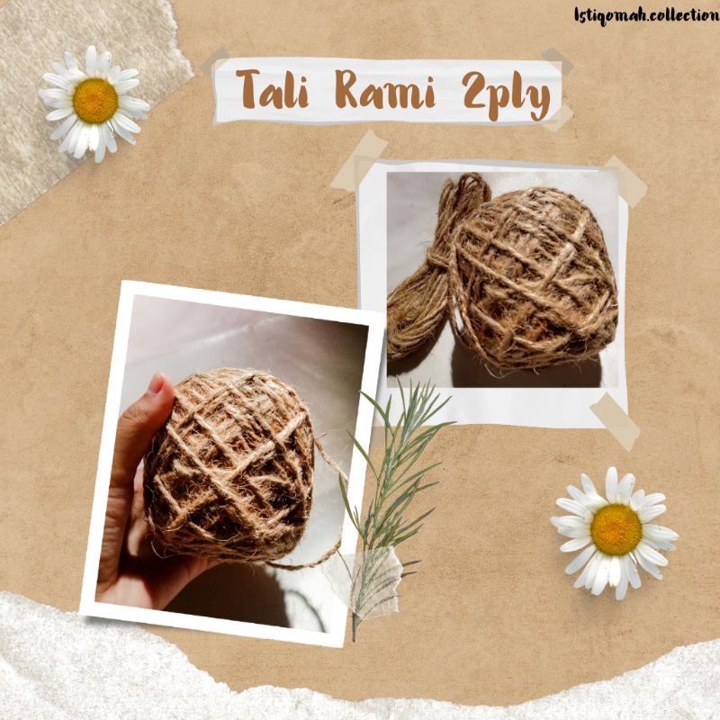TALI RAMI / TALI RAMI 2PLY / TALI RAMI METERAN / TALI RAMI PER METER