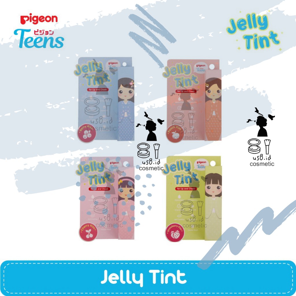 PIGEON Teens Jelly Tint | Lip Tint | Lip and Cheek | Pelembab Bibir BPOM