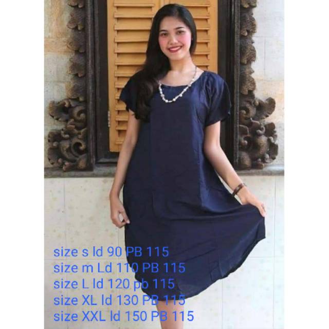 Daster payung rayon polos