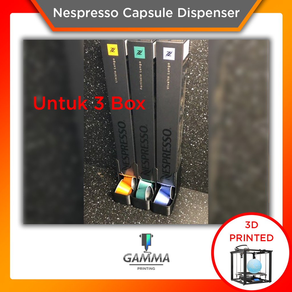 Nespresso Capsule Cup Dispenser 3 Bay / Box