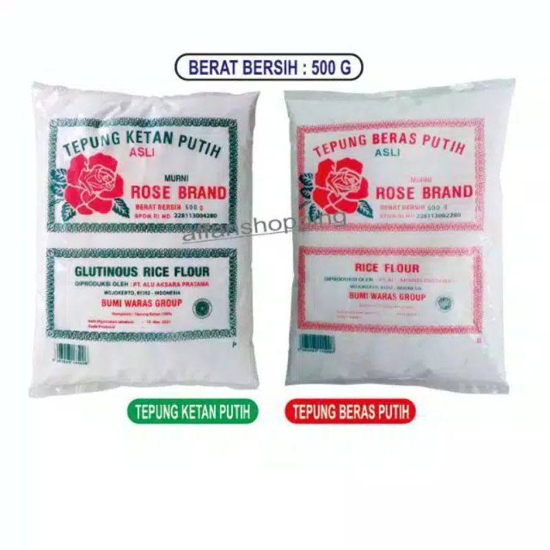 

Tepung Beras / Ketan Cap Mawar