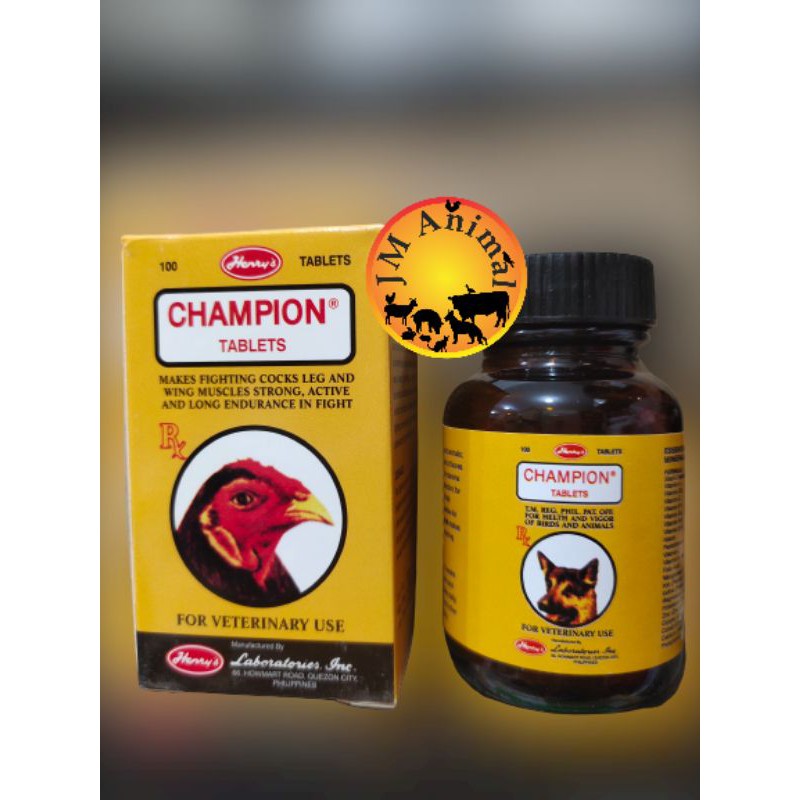 Champion vitamin suplemen filipin untuk ayam kucing anjing