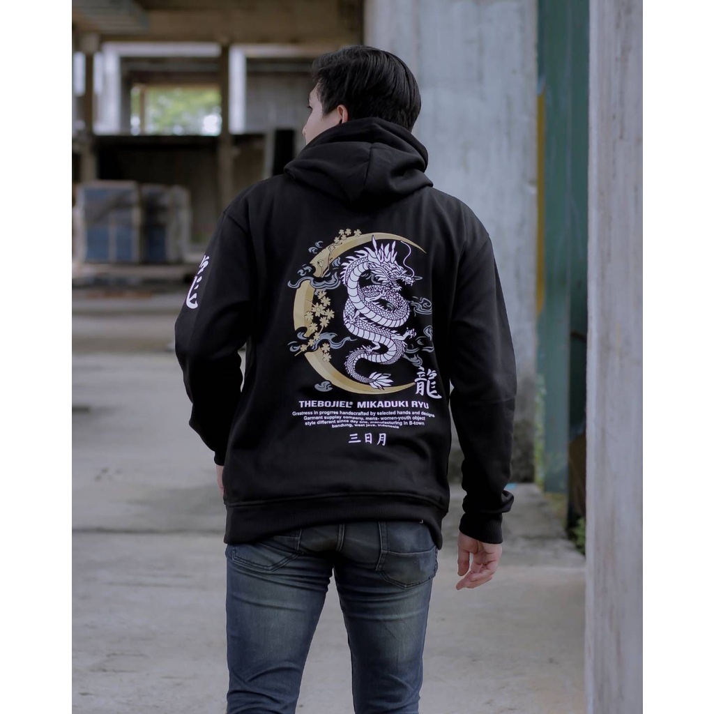 HOODIE BIG SIZE JEPANG  S M L XL 2XL 3XL 4XL 5XL 6XL JAKET JUMBO XXL XXXL XXXXL XXXXXL DRAGON WHITE
