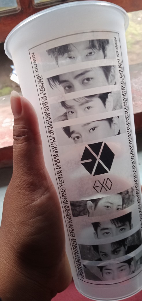 Reusable Cup Nct Treasure Bts Txt Exo Straykids Enhypen Seventeen Ikon