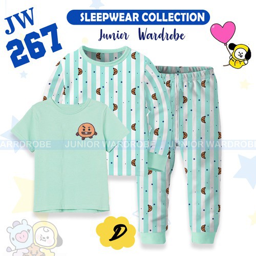 JW 267-D New Pajamas 3in1 BTS Set