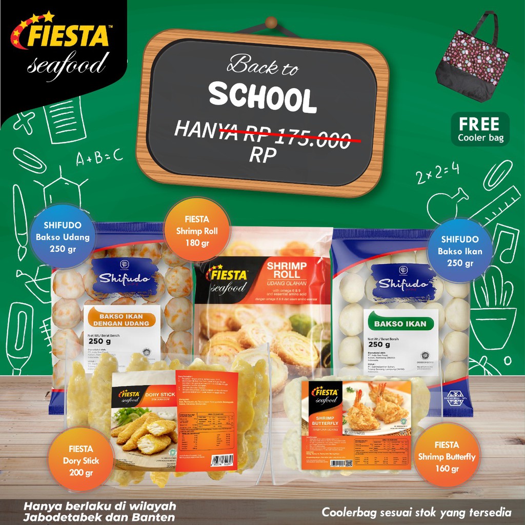 Promo Fiesta Seafood (Gratis Cooler Bag)