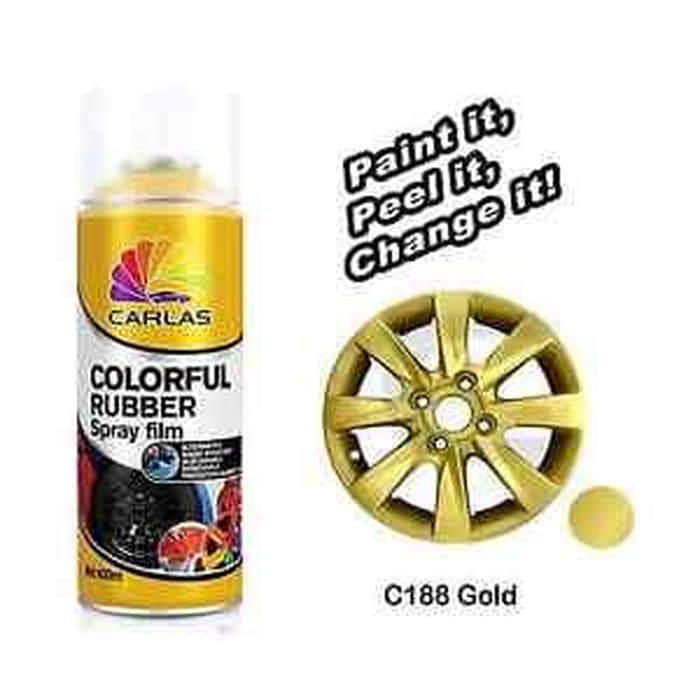 CARLAS RUBBER PAINT Emas Dof - CARLAS C188 Gold Doff