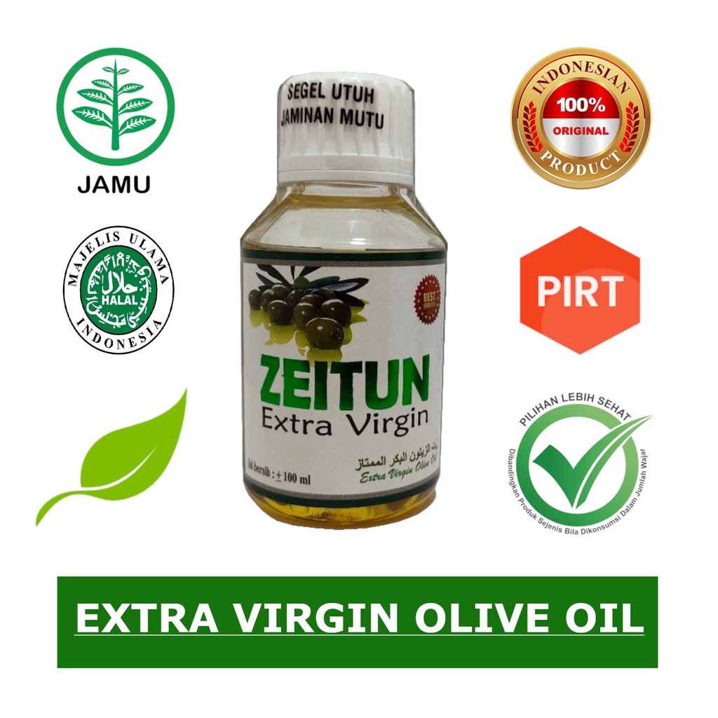 

MINYAK ZAITUN ASLI MURNI EKSTRA VIRGIN OLIVE OIL ZEITUN MISR 100 ML