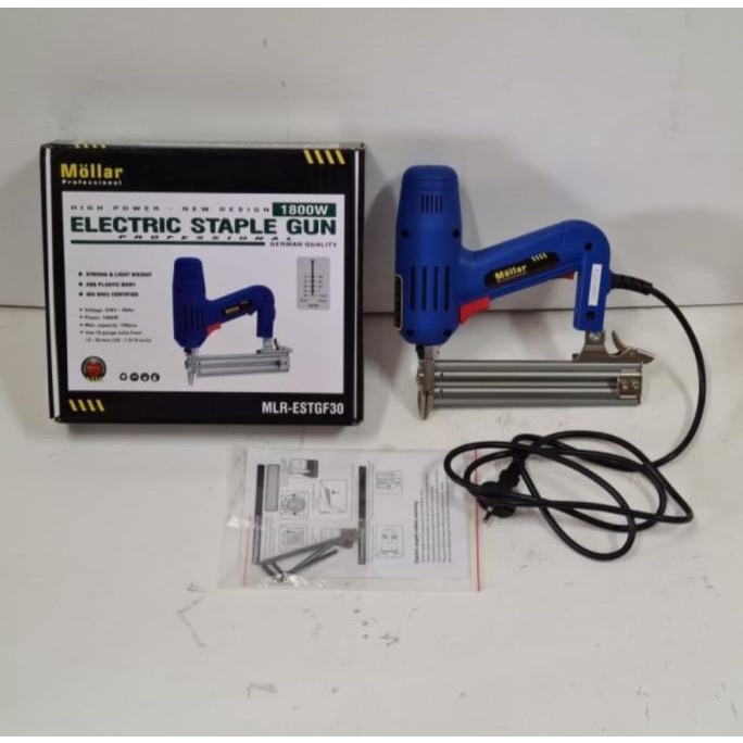 

Mollar Mesin Paku Tembak Electric Staple Gun Mlr-1022J Best Quality