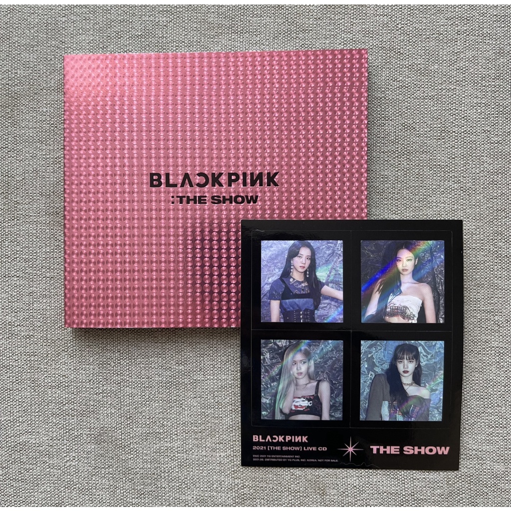 [READY SHARING] BLACKPINK 2021 [THE SHOW] LIVE CD - PHOTOBOOK