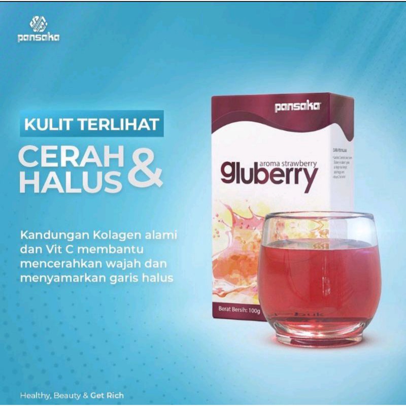 [READY] PANSAKA ORIGINAL GLUBERRY COLLAGEN RASA STRAWBERRY VITAMIN C