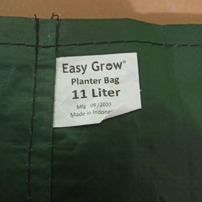 PLANTER BAG EASY GROW 11 LITER (24 x 25) ORIGINAL | POT TANAMAN | POLYBAG