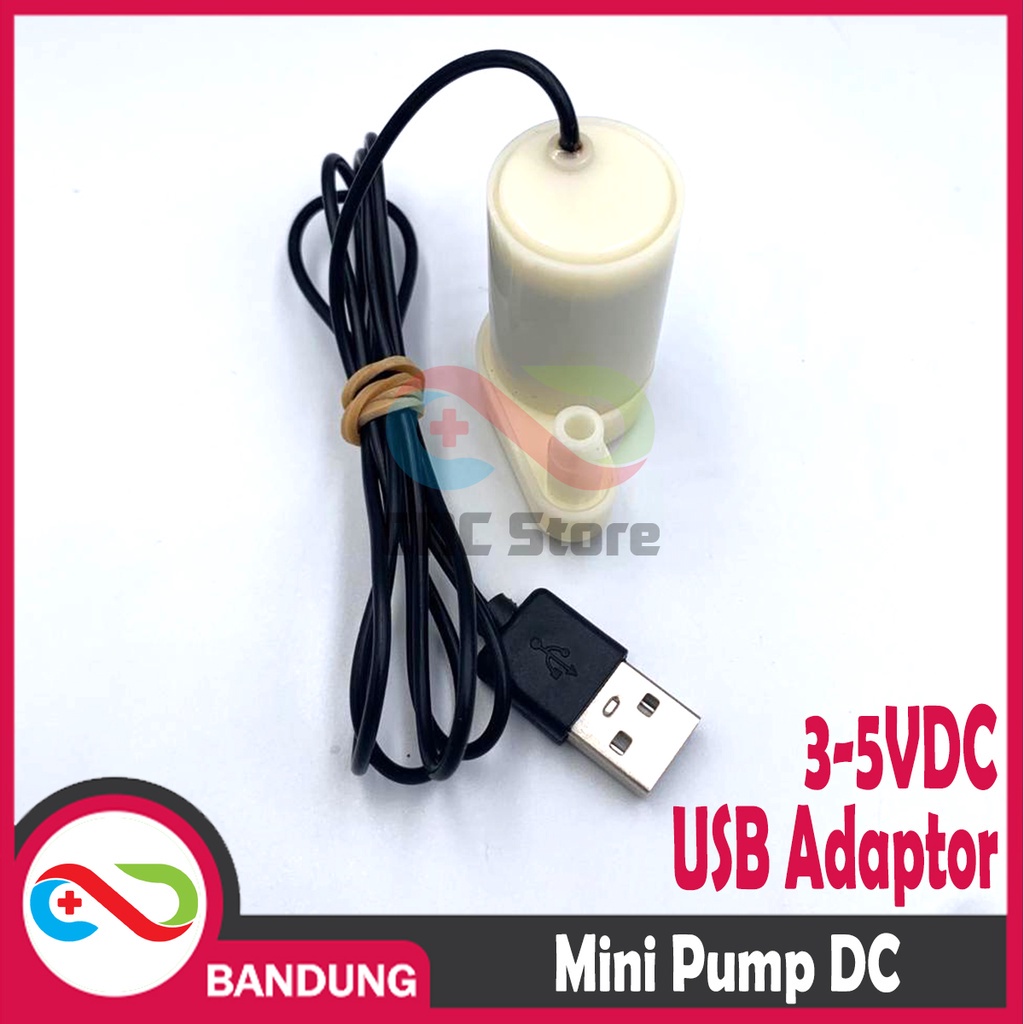 MINI PUMP MOTOR DC SUBMERSIBLE VERTICAL DC 5V USB ADAPTOR