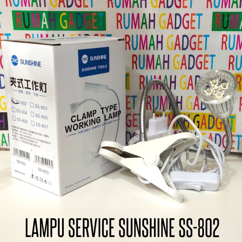 LAMPU SERVICE/SERVIS HP SUNSHINE SS-802