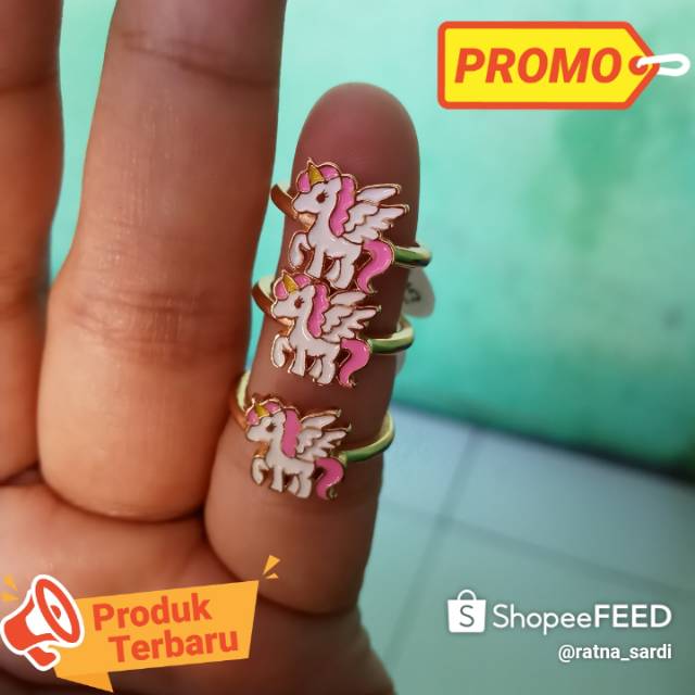 Cincin Anak Asli Xuping karakter Unicorn