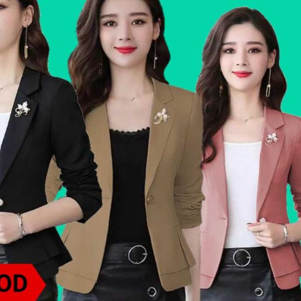 ➮ Blazer Kerja Wanita Blezer kerja wanita blazer kerja blazer kantor wanita blezer kantor wanita jas
