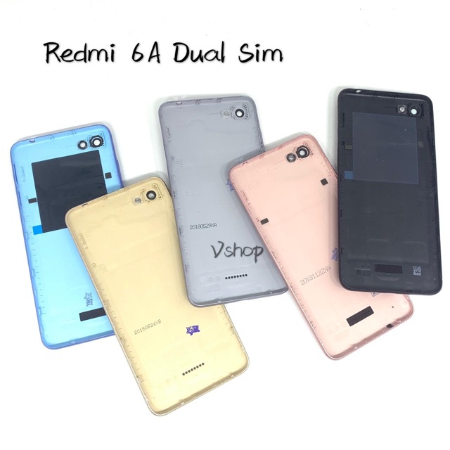 Backdoor Tutupan Baterai Back Casing Xiaomi Redmi 6A Dual Sim