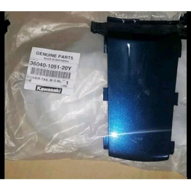 sambungan body bodi belakang ninja rr old biru dongker original