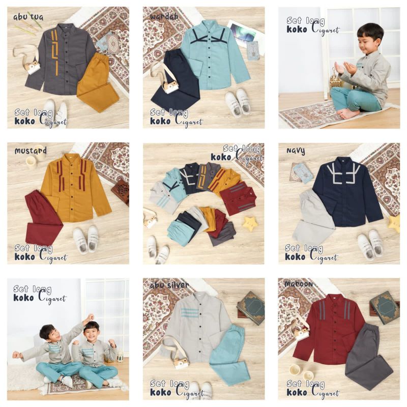 SET LONG KOKO CIGARET by jovanka label