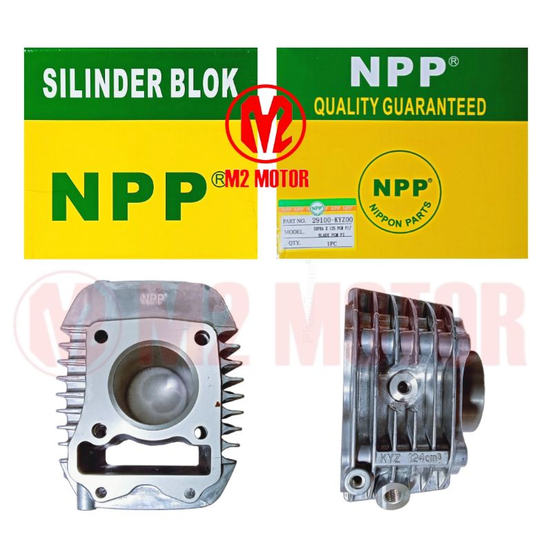 BLOK SEHER SUPRA X125 HI CYLINDER BLOK BLADE FI NPP