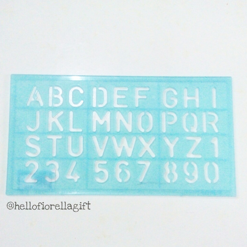 

Stencil Decoupage Huruf Tinggi 2 cm