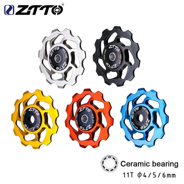 BN70H Pulley Sepeda RD Bearing Ceramic Keramik ZTTO 11T Rear Derailleur Pulley for 8 9 10 Speed