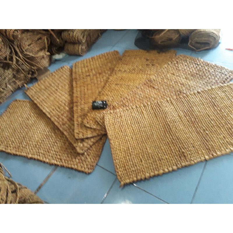 CUSTOM UKURAN KARPET ECENG GONDOK / HARGA PER 10CM PERSEGI /  pilih suka2 ukuran anda /  MURAH ANYAM