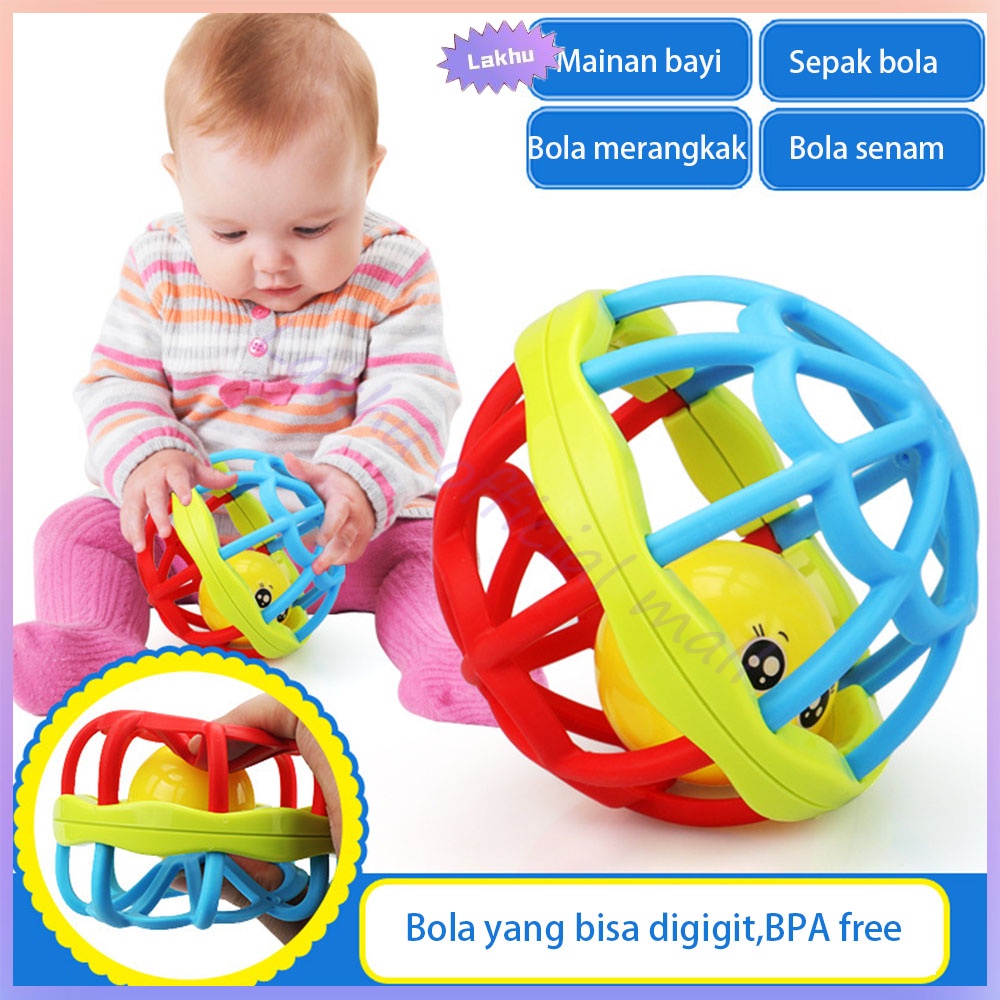 JCHO mainan tangan bayi bunyi/baby hand rattle toy stick baby rattle toys  bpa free