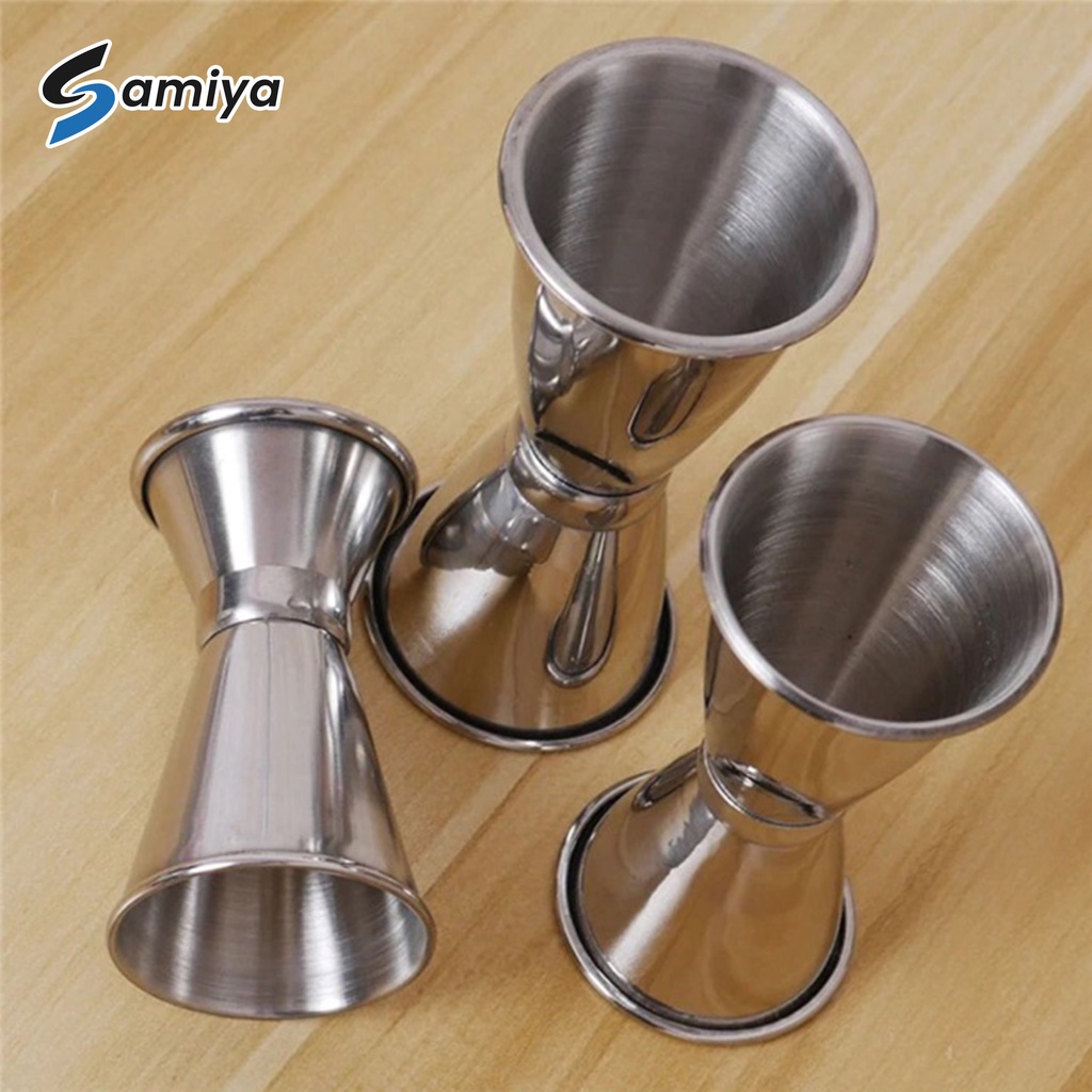 Jigger gelas ukur stainless steel / gelas takar stainless / measuring cup / alat bar resto