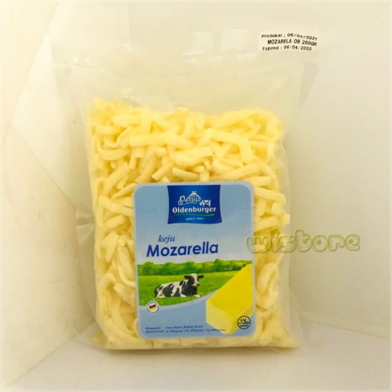 

Oldenburger Keju Parut Mozarella 250gr