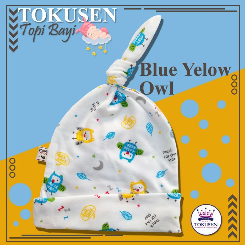 ♥BabyYank♥ Topi Bayi Kuncir Newborn TOKUSEN - Topi Bayi NB - Topi Kupluk Kuncir Bayi