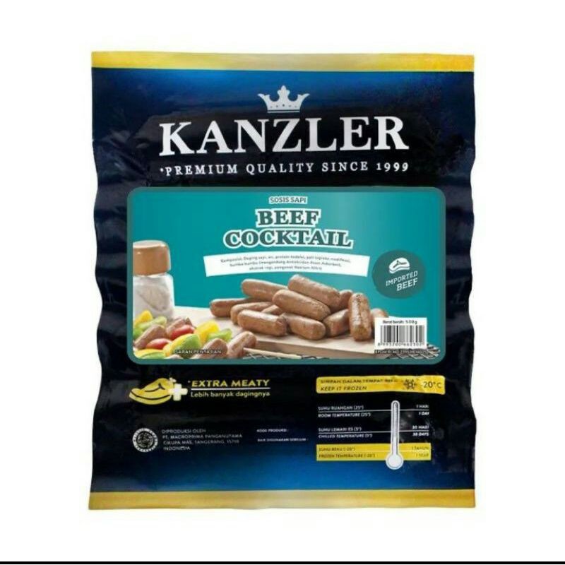 

Kanzler Sosis Sapi Beef Cocktail | Premium