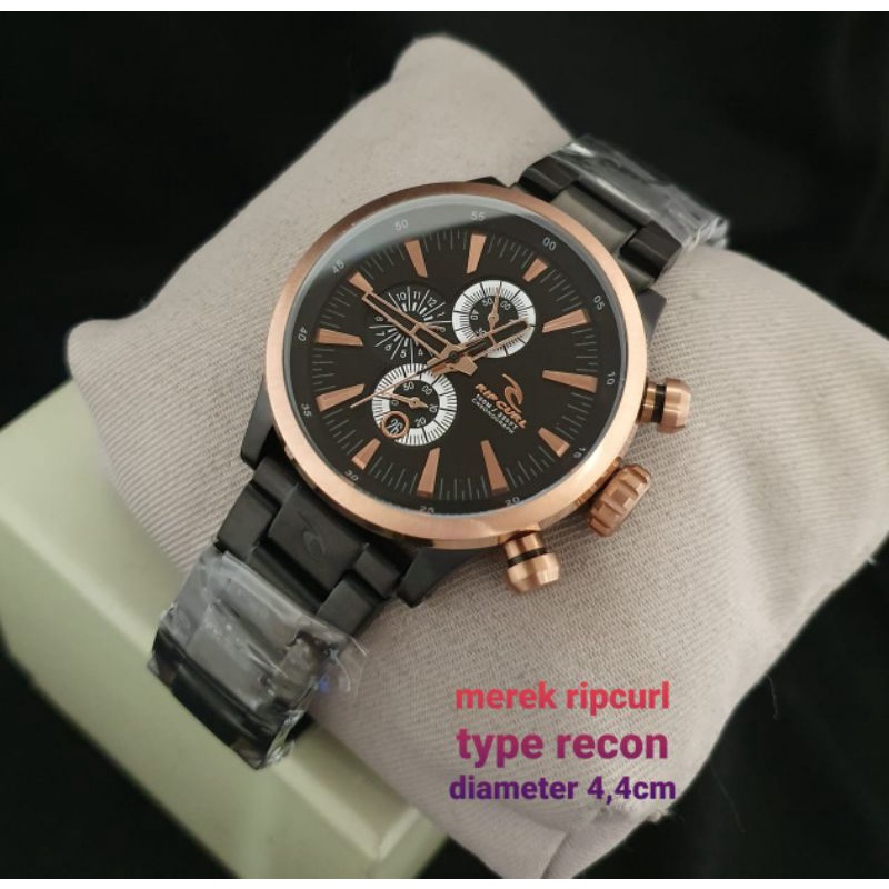 JAM TANGAN RIPCURL PRIA RECON STAINLESS STEEL ORIGINAL BM