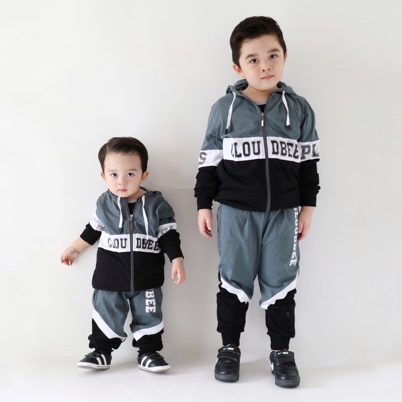 Setelan Anak Jaket Hoodie Cloudbee