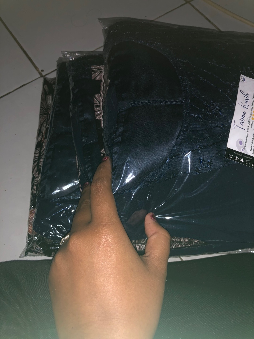 (ready 5 Warna + Ada Anak) Couple Batik Audi Marisa Selendang Ceruti Payet