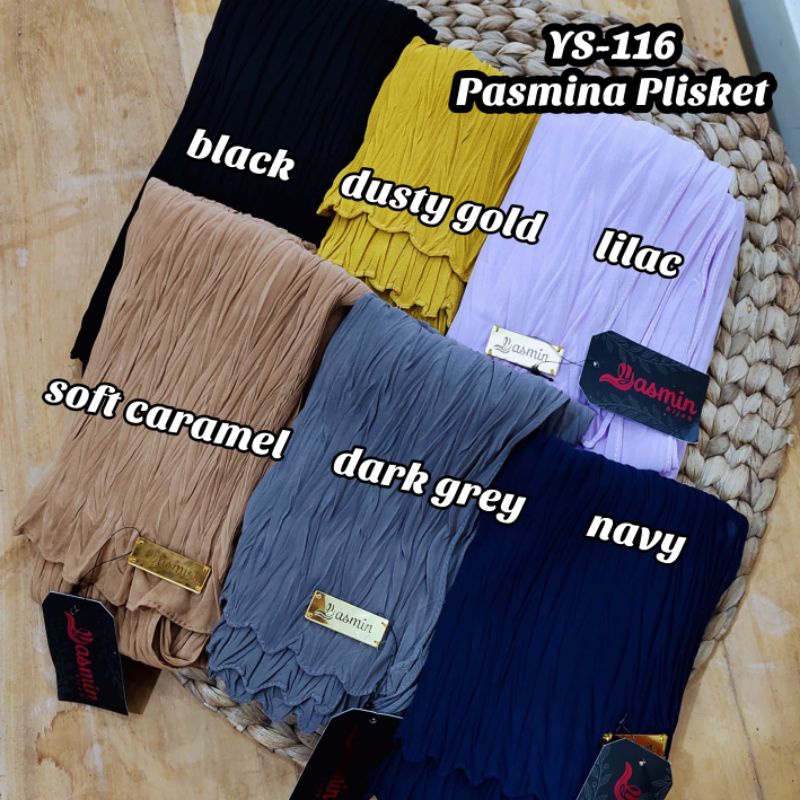 Pashmina plisket ORI Yasmin ys-116