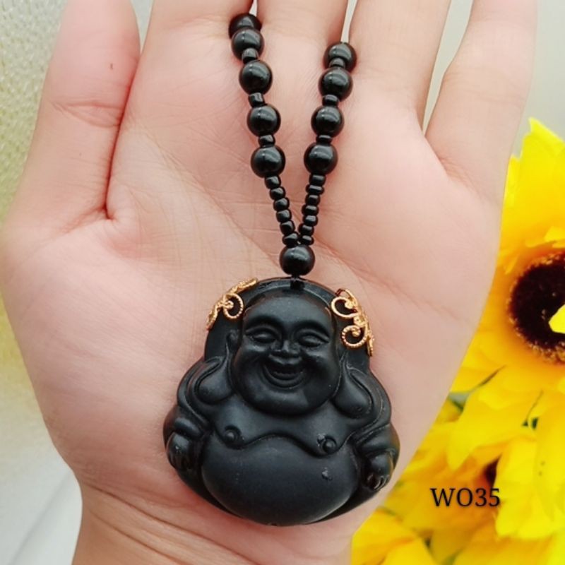 kalung giok buddha impor terbaru