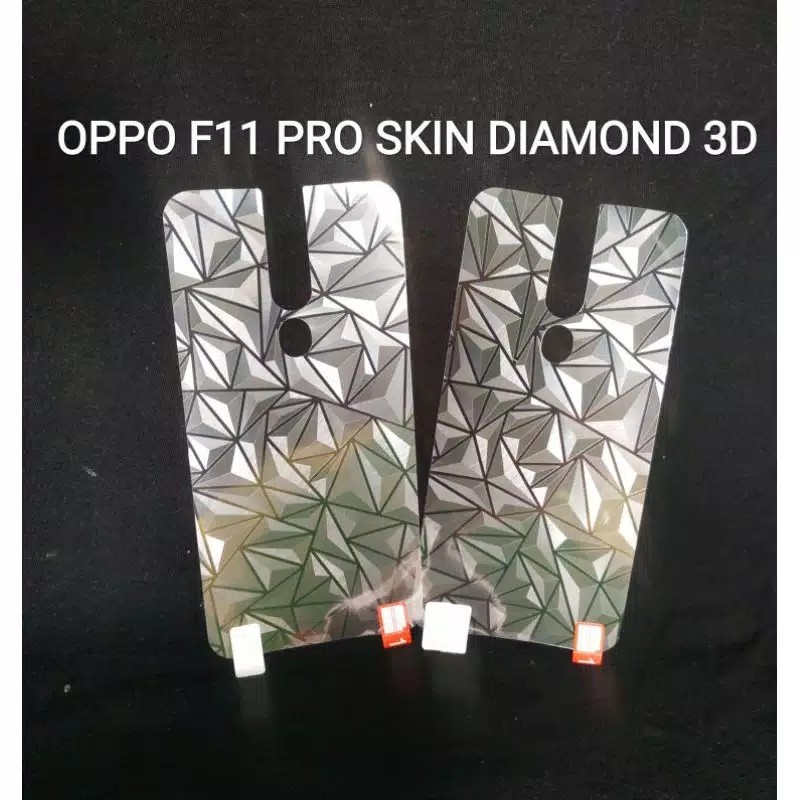 OPPO A9 2020 A5 2020 F9 F11 F11 PRO F15 A91 ANTI GORES BELAKANG BACK GARSKIN DIAMOND 3D SKIN  ANTI JAMUR PELINDUNG BELAKANG