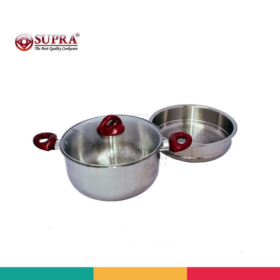 SUPRA PERFECT TEN - Panci Set Cookware Set Perfect Ten 10 pcs