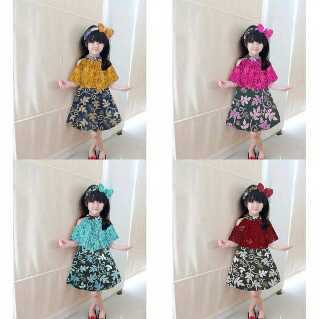 Hdmexc|Dress Batik Febiola Kid