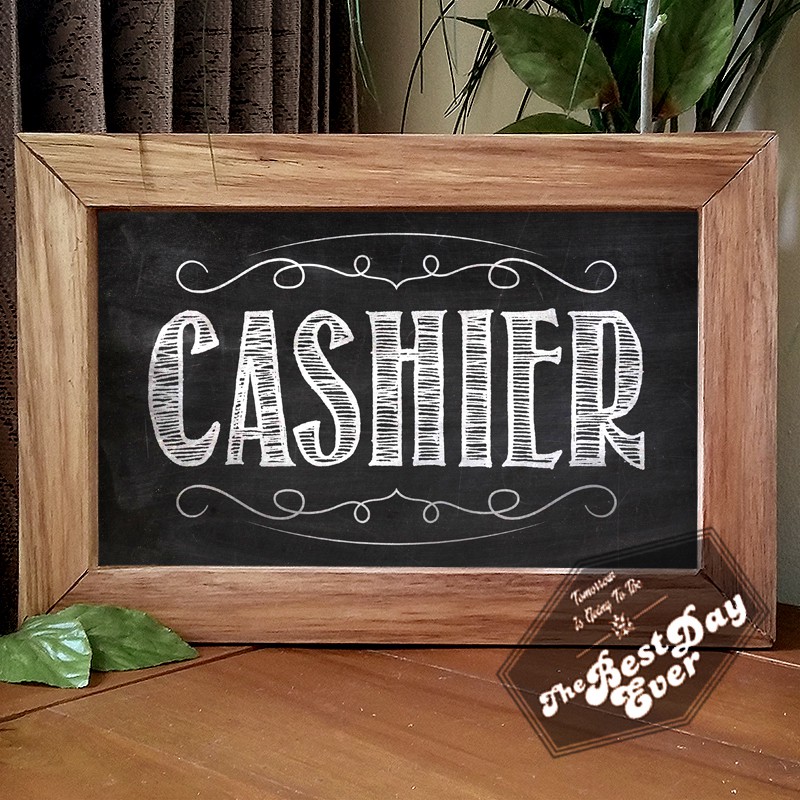 

Showcase Chalk "Cashier
